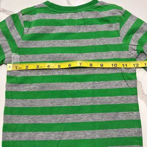 CIRCO | Boys Striped Long-Sleeve Green Grey Space T SHIRT Toddler 3T - Picture 10 of 11